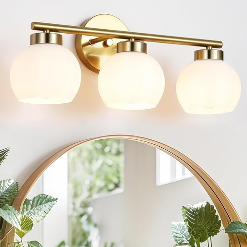 Light bathroom vanity - 3,